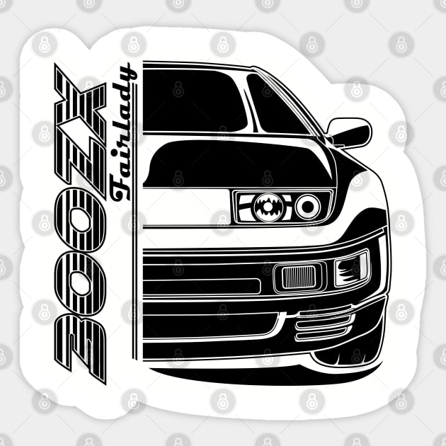 Fairlady 300ZX (Black Print) Sticker by WINdesign